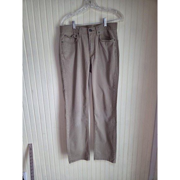 Urban Pipeline Pants Mens 32x32 Khaki Beige Straight Max Flex Stretch Cotton - Picture 1 of 9